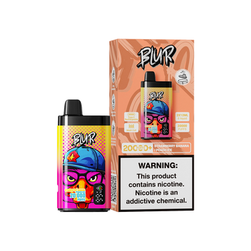 Blur 20K Dual Flavour Strawberry Banana / Peach Ice