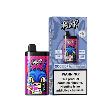 Blur 20K Dual Flavour Blueberry Raspberry / Strawberry ice