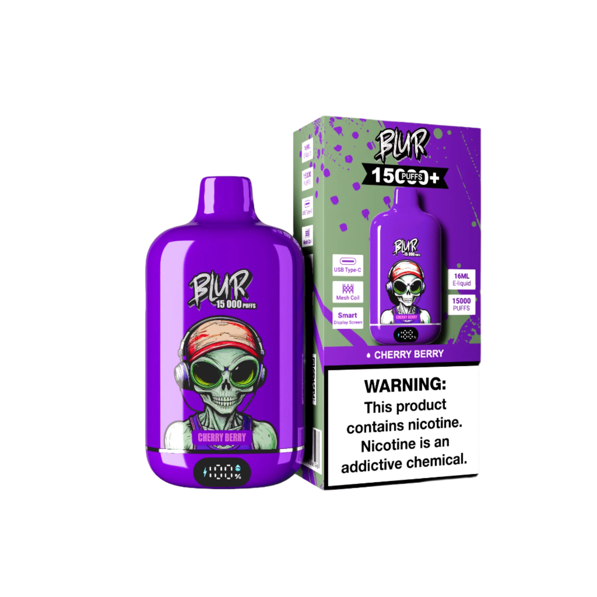 Blur 15K Puffs Cherry Berry – Blur Global