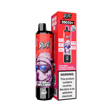Blur 30K 3X Flavour PEACHY BERRY Blueberry Raspberry Watermelon Bubblegum