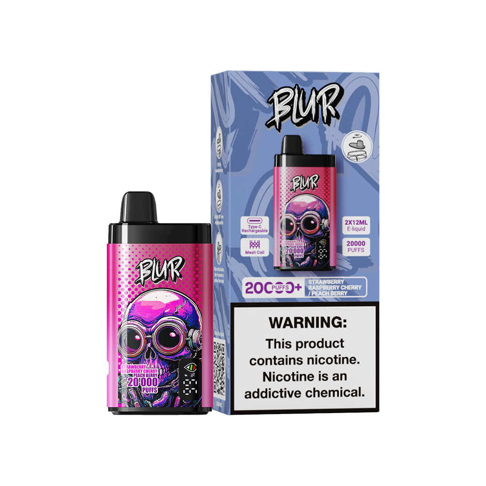 Blur Strawberry Raspberry Cherry / Peach Berry - Disposable Vapes