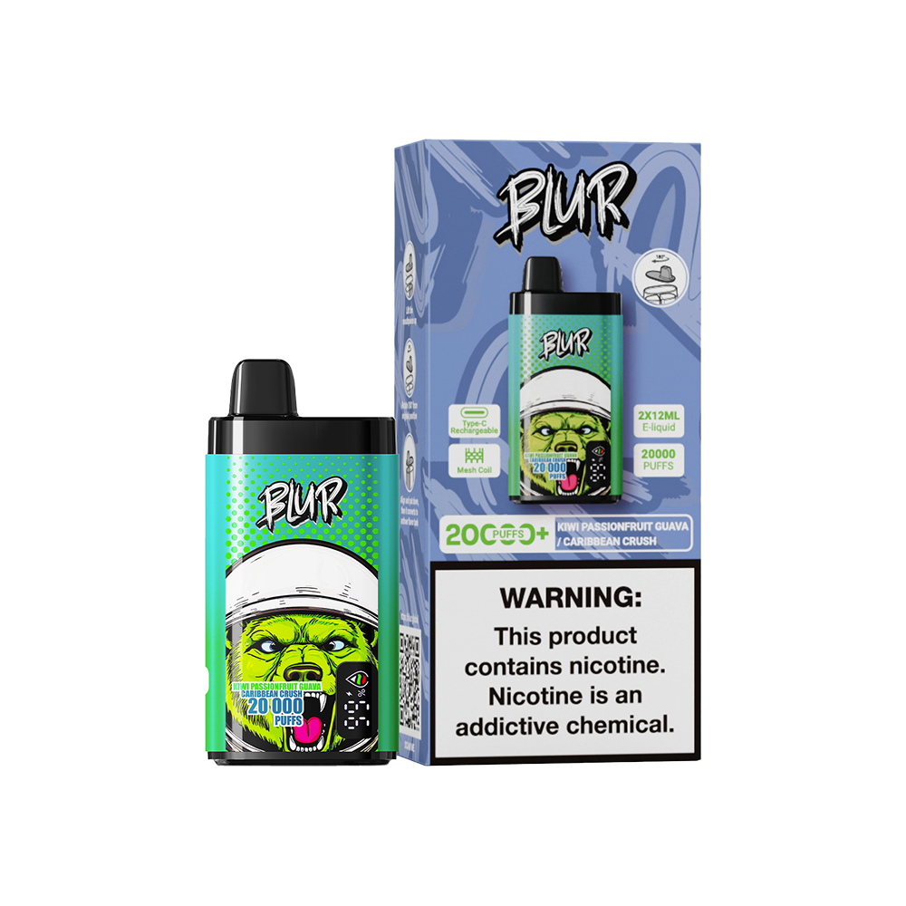 Blur Kiwi Passionfruit Guava / Caribbean Crush - Disposable Vapes