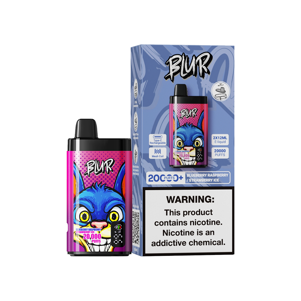 Blur Blueberry Raspberry / Strawberry ice - Disposable Vapes