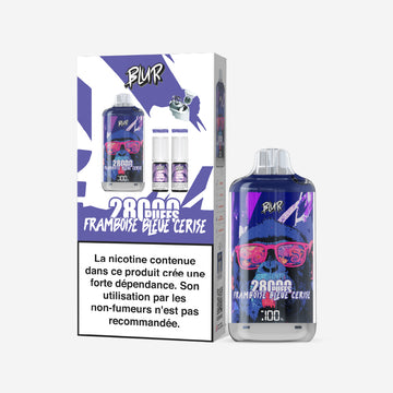 Blur 28,000 Puffs – Blue Razz Cherry
