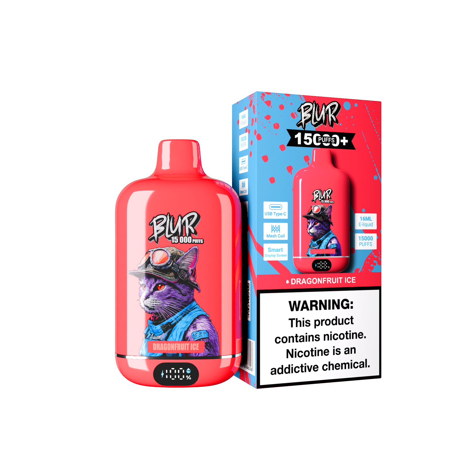 Blur 15K Puffs Dragonfruit Ice