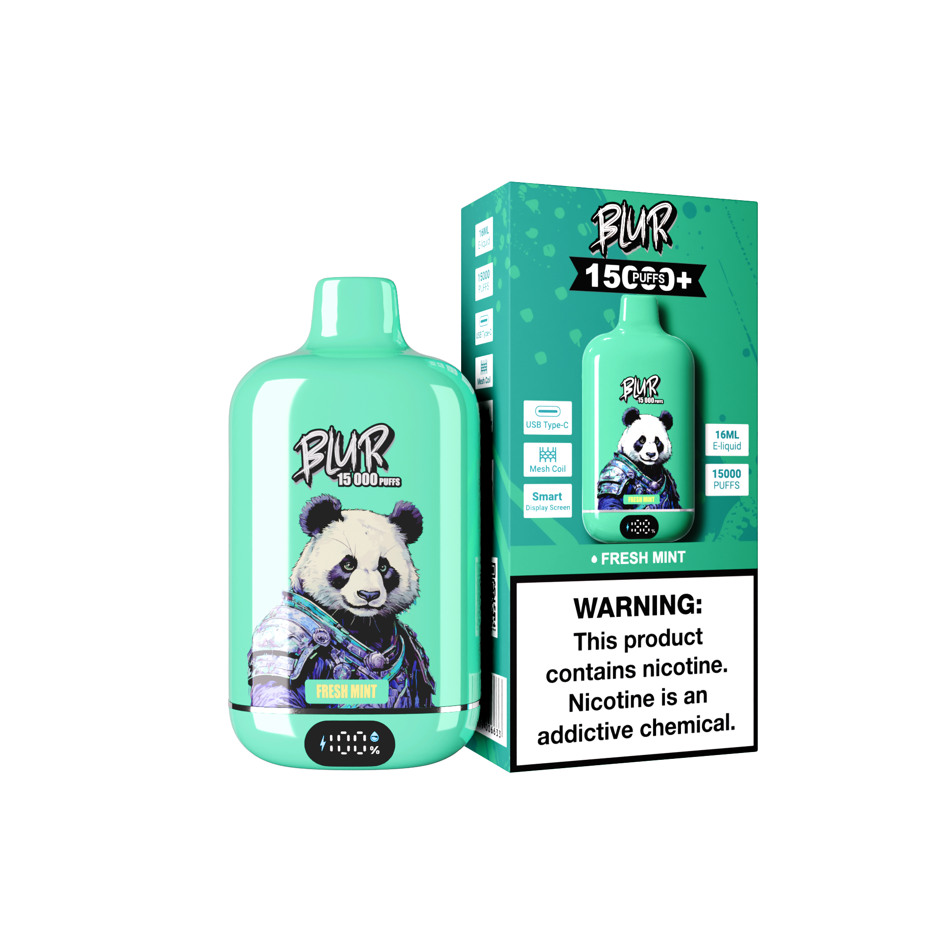 Blur 15K Puffs Fresh Mint