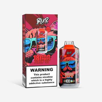 Blur 18,000 Puffs – Peach Ice