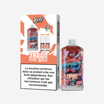 Blur 28,000 Puffs – Peach Ice