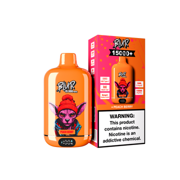 Blur 15K Puffs Peach Berry
