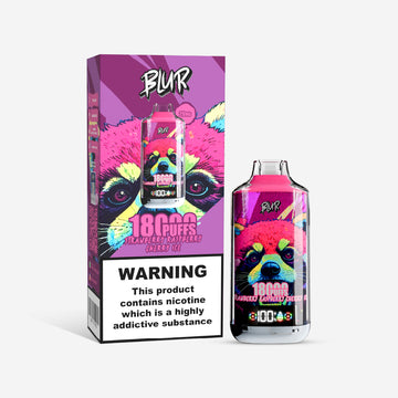 Blur 18,000 Puffs – Strawberry Raspberry Cherry Ice