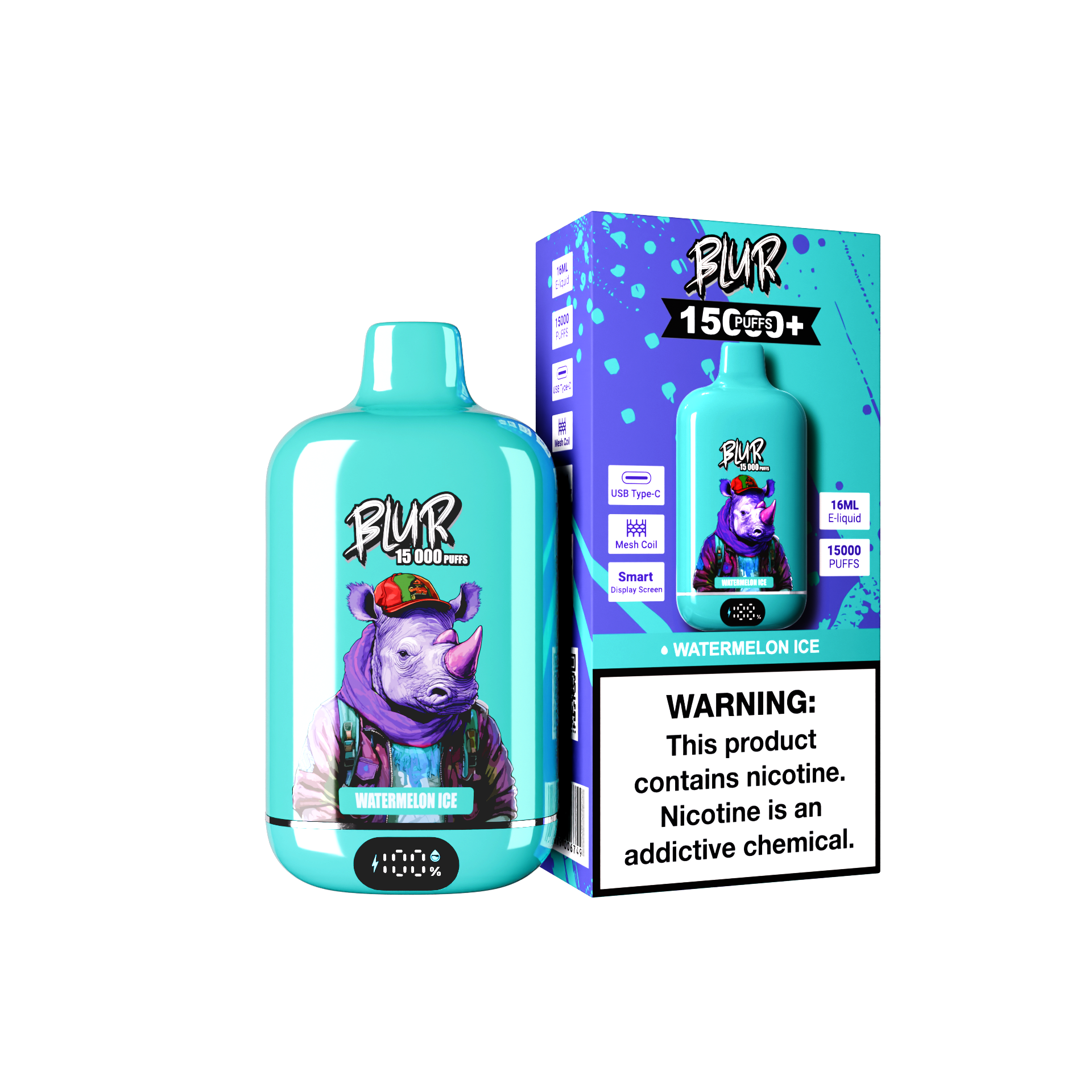 Blur 15K Puffs Watermelon Ice
